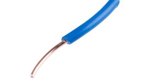 Stranded Wire PVC 1mm² Annealed Copper Blue 100m